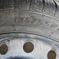 4 Gomme antineve con cerchio in ferro per y