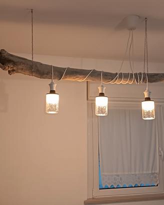 lampadario fatto a mano