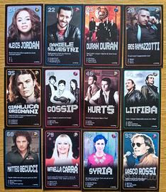 12 FIGURINE CANTANTI STARZONE ESSELUNGA 2012