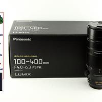 Panasonic Leica 100-400 garanzia 2 anni fattura