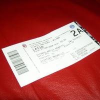 Biglietto partita 2008 Milan-Lazio 4-1 SERIE A TIM