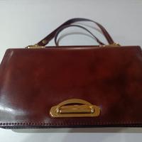 borsa pelle bordeaux 