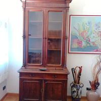 Mobile con vetrina antiquariato