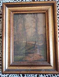 Quadro "ROMA SPARITA" di Ettore Roesler Franz