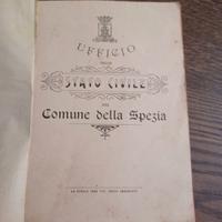 Libretto Stato civile compilato (La Spezia,1906)