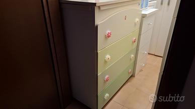 Fasciatoio con vasca interna removibile