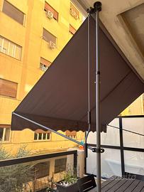 Tenda da sole con aste a pressione