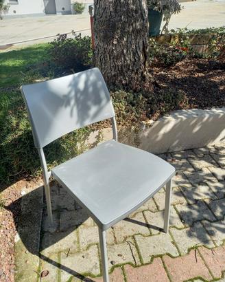 Sedie da giardino quattro impilabili