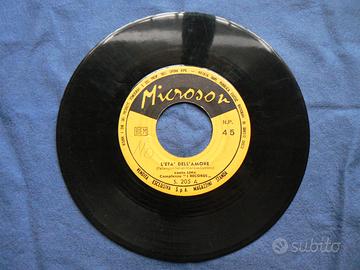 45 giri vinile l'età dell'amore- era d'estate