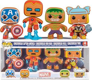 🎯 Funko POP! Marvel 4 Pack - Special Edition Glow