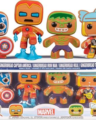 🎯 Funko POP! Marvel 4 Pack - Special Edition Glow