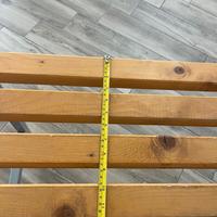 Panche usate in legno/metallo – con segni di usura