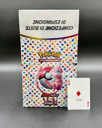 Pokemon 151 Case Display 10 Bundle da 6 Buste ITA