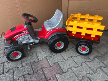 Trattore PEG PEREGO "Mini Tony Tigre"con rimorchio