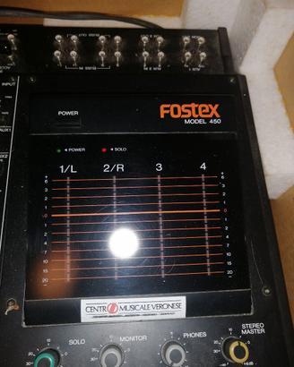 mixer e registratore Fostex