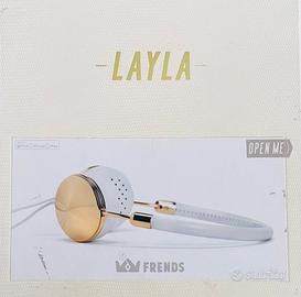 Frends Layla - cuffie pelle bisnca