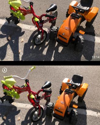 biciclette e trattore 