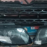 FARI EVOQUE LED TOTAL BLACK+ GRIGLIA ANTERIORE 