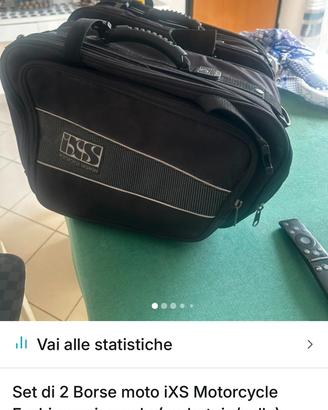 Set di 2 borse identiche  iXS (serbatoio/sella)