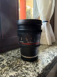 Samyang 50mm 1.5 Sony e-Mount Cine