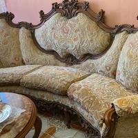 Divano classico + 2 poltrone – stile barocco,
