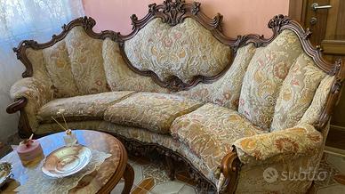 Divano classico + 2 poltrone – stile barocco,