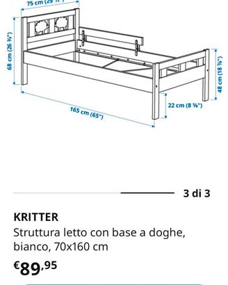 Letto ikea buonissime condizioni già smontato (ved