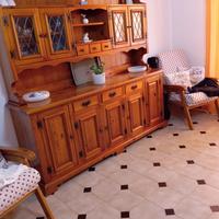Credenza stile Old America in legno massello