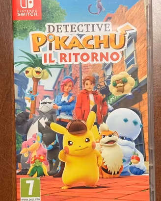 Detective Pikachu il ritorno - nintendo switch