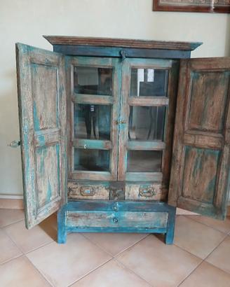 mobile antico in teak indiano