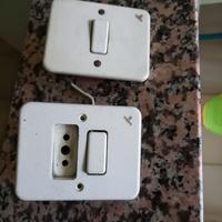 2 interruttori luce ticino vintage come da foto