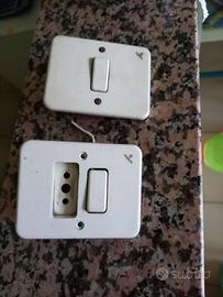 2 interruttori luce ticino vintage come da foto