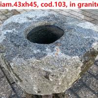 Tsukubai Chozubachi in pietra naturale