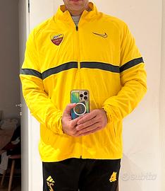 Giacca AS Roma Nike Dri-FIT gialla originale