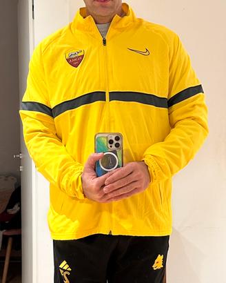 Giacca AS Roma Nike Dri-FIT gialla originale
