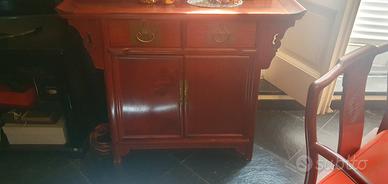  credenza cinese in legno