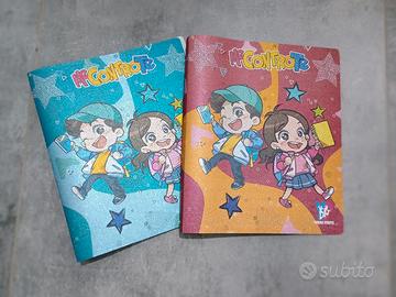 2x COPERTINA AD ANELLI A4 ME CONTRO TE GLAMOUR 