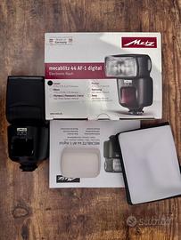 Flash a slitta Metz Mecablitz 44 AF-1 CANON