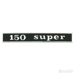 Targhetta posteriore Vespa150 Super