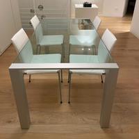 Tavolo in cristallo Gallotti e Radice