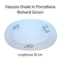 Vassoio Ovale Porcellana Richard Ginori 