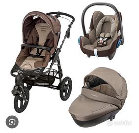 Trio piu sdraietta e seggiolone .