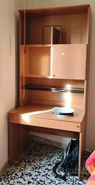 SCRIVANIA + LIBRERIA