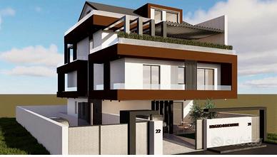 Stabile grezzo con progetto realizzato