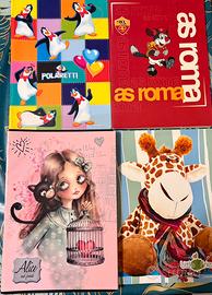 12 Quaderni Scuola - quadretti piccoli