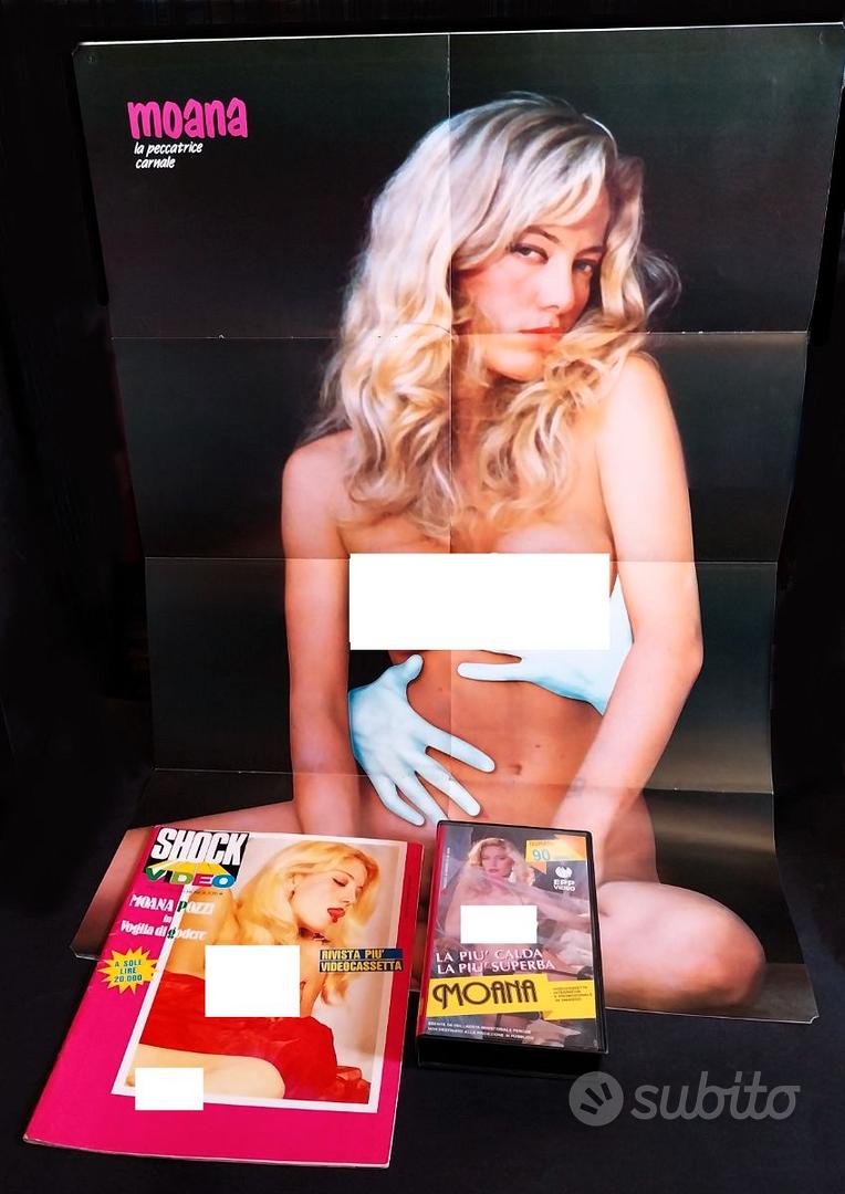 MOANA POZZI SHOCK VIDEO 1989 + Poster e Film VHS - Libri e Riviste In  vendita a Roma