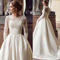 Abito da sposa semplice in stile europeo