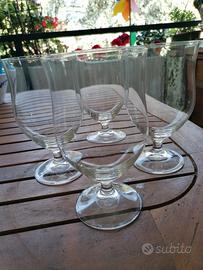 Bicchieri vino Martini e irish coffee