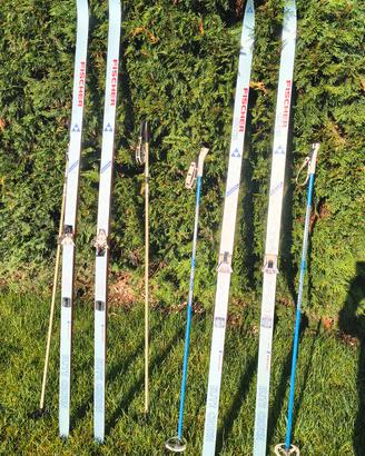 n 2 paia da sci da fondo Fisher Crown Elite 