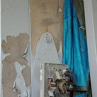 Bruciatore a gasolio+ vasca 300litri piena